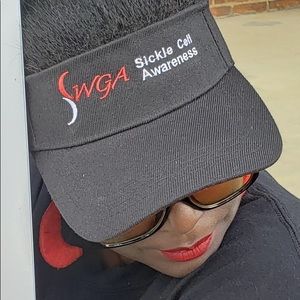 SWGA Sickle Cell Awareness visor